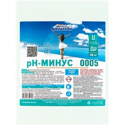Регулятор pH-минус Aqualeon жидкое средство, 20 л (28 кг)