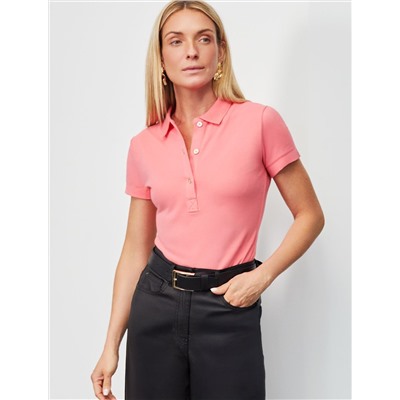 Футболка-поло  из премиального хлопка