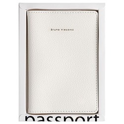 Обложка для паспорта белый,кожзам 3-619/10 Bruno Visconti