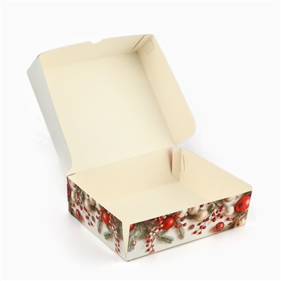 Упаковка для кондитерских изделий «Счастливого Нового года!», 20×17×6 см