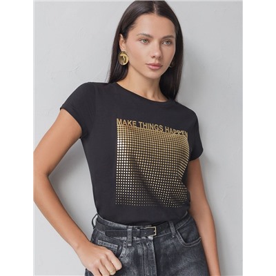 VILATTE Футболка D49.135