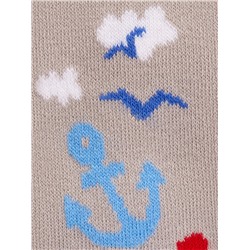 Omsa Колготки OMSA kids Collant 13P64-2 с рисунком (кораблик-якорь)