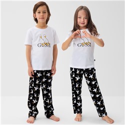 Пижама детская (футболка и брюки) KAFTAN Gussi, размер 28 (86-92 см)