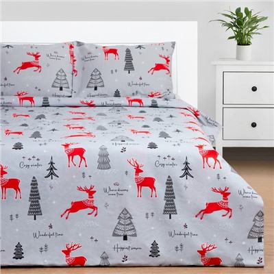 Постельное бельё 1.5-спальное «Этель» Cozy winter, бязь