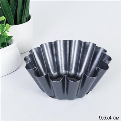 Форма для выпечки Кекса круглая 9,5х4 см ШТУЧНО / RSD-52 /уп 300/ 0.042/ 9,5х3,5