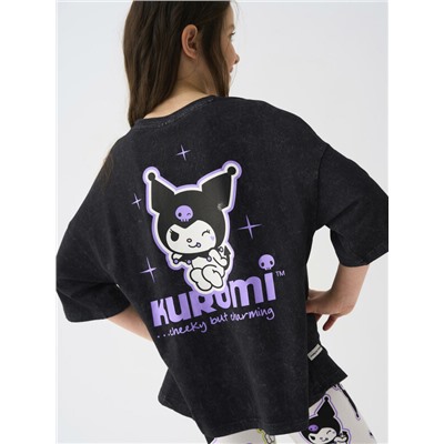 Фуфайка трикотажная для девочек (футболка)