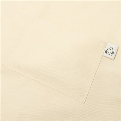 Фартук «Этель» Home, 60×70 см, молочный, 100% хлопок, саржа 250 г/м²