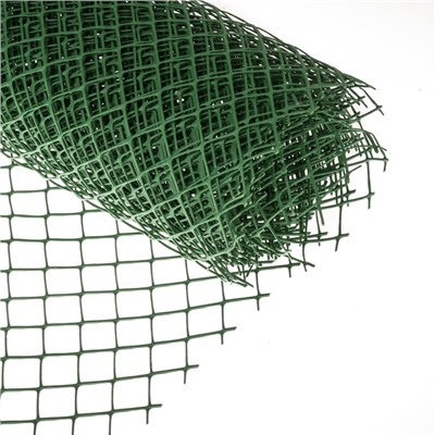 Сетка садовая, 1.5×10 м, ячейка ромб 40×40 мм, пластиковая, зелёная, Greengo, в рулоне