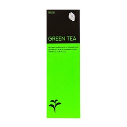 Диффузор ароматический NEON GREEN TEA, с палочками, аромат зелёного чая, для дома, 100 мл