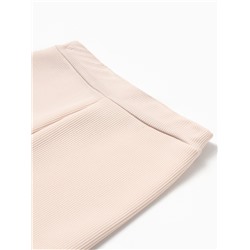 Легинсы для девочки на флисе Collorista, цвет молочный, рост 104 см