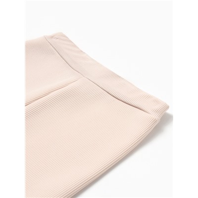 Легинсы для девочки на флисе Collorista, цвет молочный, рост 104 см