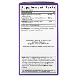 New Chapter, Ginger Force, 60 Vegetarian Capsules