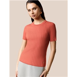 Джемпер тонкой вязки из вискозы с нейлоном