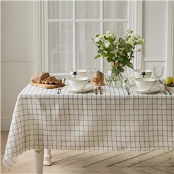 Скатерть «Доляна. Клетка», 145×145±3 см,100% п/э, рогожка 130 г/м²