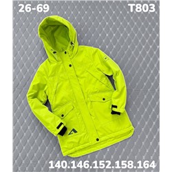 Куртка T803 салатовый