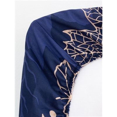 Простыня на резинке 1.5-спальная «Этель. Осень», 140×200+25 см, поплин