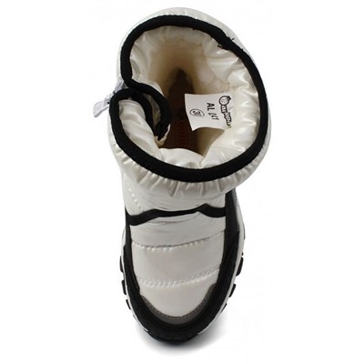 AL8241 бел Ботинки зима для девочек (26-31)/6