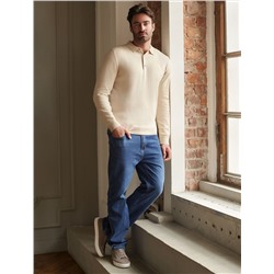 Джемпер-поло из хлопка с нейлоном