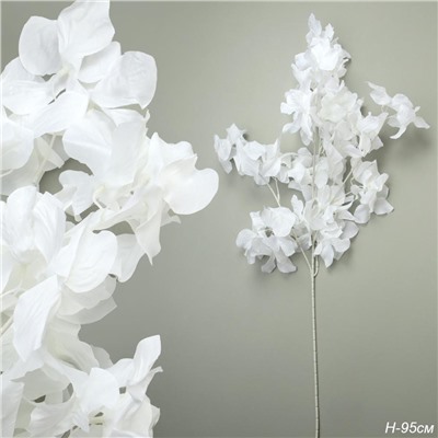 Цветок искусственный БЕЛЫЙ 95 см / ZHQ-17 /уп 20/200/