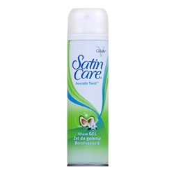 Гель для бритья Джиллетт(ʤɪˈlet) Satin Care Avocado Twist Авокадо 200мл для женщин