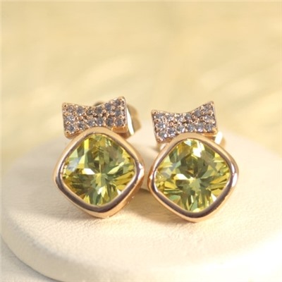 Серьги-гвоздики позолота  H01-13599р