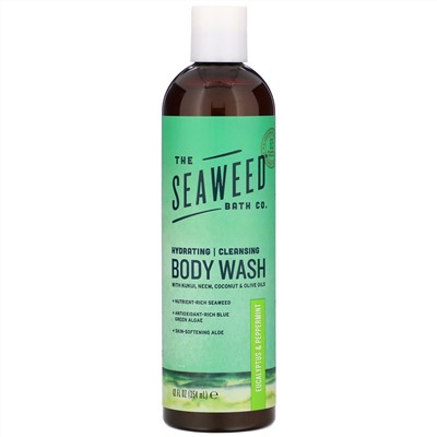 The Seaweed Bath Co., Hydrating Cleansing Body Wash, Eucalyptus & Peppermint, 12 fl oz (354 ml)