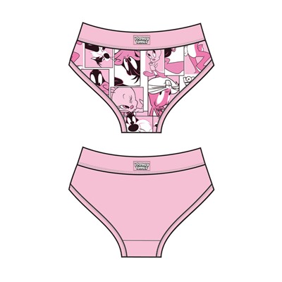 Трусы трикотажные для девочек, 2 шт в комплекте