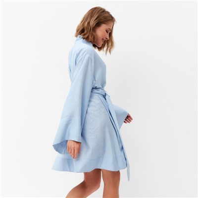 Платье мини женское MINAKU: Enjoy, голубое, размер 46-48