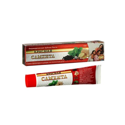 Зубная паста Самхита красная, 100 г