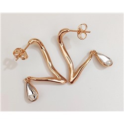 Серьги с кристаллами Swarovski