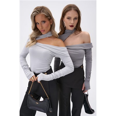 Лонгслив Крис (тёмно-серый)