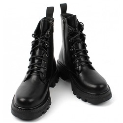 AL7541 черн Ботинки деми для девочек (33-38)/6