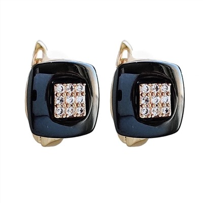 Серьги с керамикой