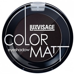 LUX visage Тени д/век COLOR MATT №15 черный /м