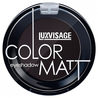 LUX visage Тени д/век COLOR MATT №15 черный /м