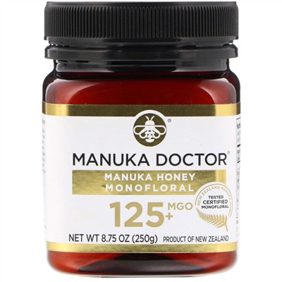 Manuka Doctor, Manuka Honey Monofloral, MGO 125+, 8.75 oz (250 g)