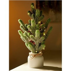 Фигура светодиодная «Морозное утро» 36 см, 20 LED, от батареек AG13×3, свечение тёплое белое