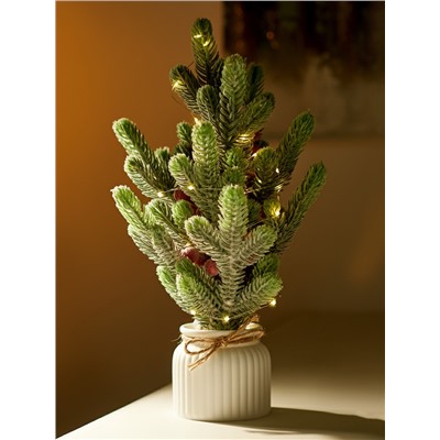 Фигура светодиодная «Морозное утро» 36 см, 20 LED, от батареек AG13×3, свечение тёплое белое