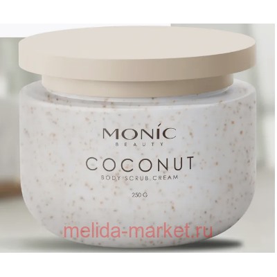 Monic Beauty Крем Скраб для тела Pure Harmony Кокос 250 гр
