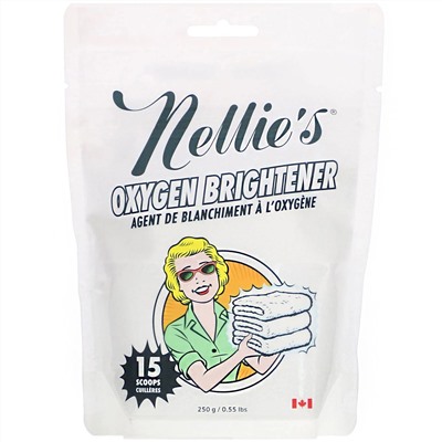 Nellie's, кислородное средство для стирки комплексного действия, 15 мерных ложек, 250 г (0,55 фунта)