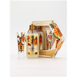 Подарочный набор новогодний «Тёплые объятия», гель для душа 300 мл и лосьон для тела 85 мл, URAL LAB