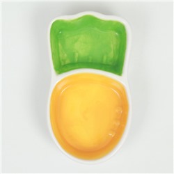 Миска для грызунов «Морковка», 11.3×6.3×2.5 см, керамика