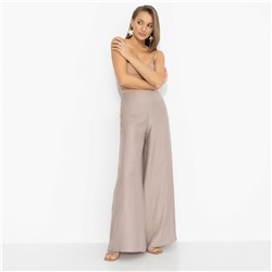 Брюки вискозные, Красиво жить (серебристо-розовые)