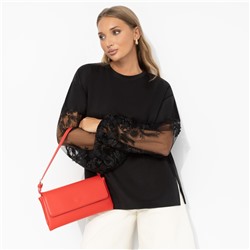 Футболка с акцентными рукавами, Модный бунт (лунная ночь)