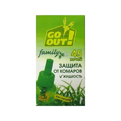 ЖИДКОСТЬ GO Out 45 ночей без запаха/36