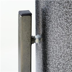 Урна уличная «Круг», 18 л, бак 0.5 мм, 54×31×31 см, серебристая