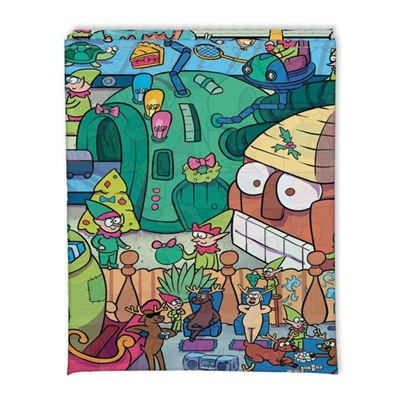 Настольная игра «Новый год: ОКАВОКА. Фабрика Деда Мороза», новогодняя, 50 карт, 5+