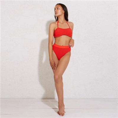 Плавки слипы купальные женские MINAKU Summer, размер 42, красная