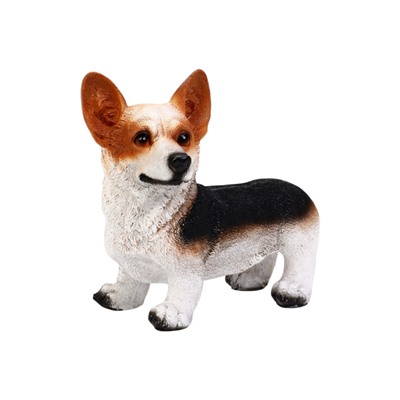 Садовая фигура из полистоуна «Корги», 28×14×26 см