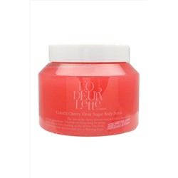 LODEURLETTE Сахарный скраб для тела с ароматом цветка вишни / In England Colorfit Cherry Fleur Sugar Scrub, 500 г KRISTALLER, 1110751